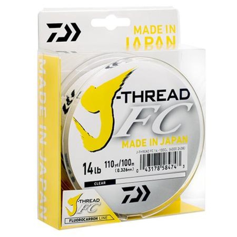 Daiwa J-Thread Fluorocarbon Leader Line – 50m