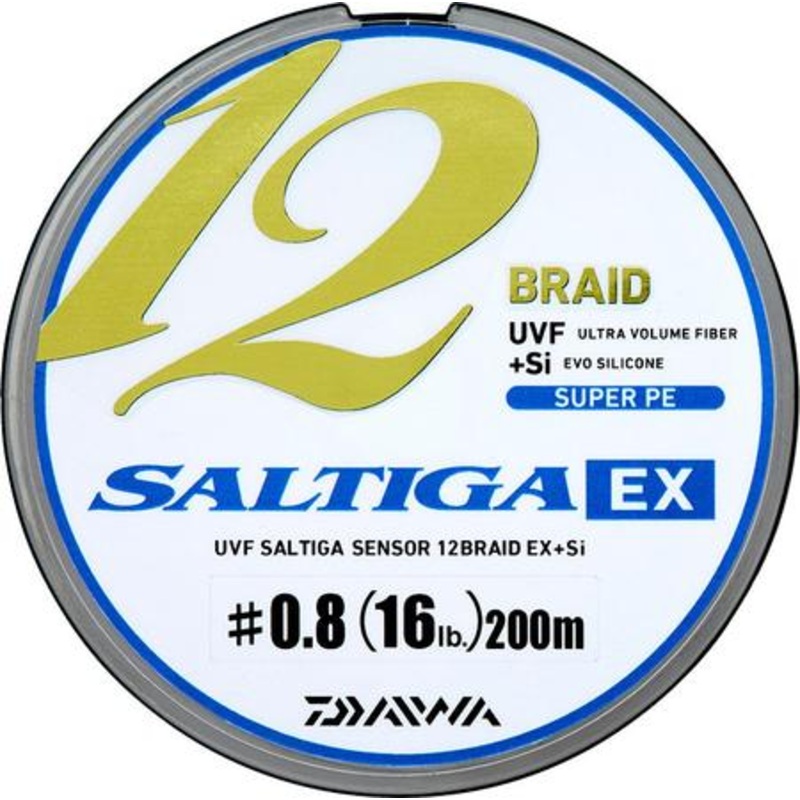 Daiwa Saltiga 12 Braid – 200m|PE 1- 22lb|Multi Colour
