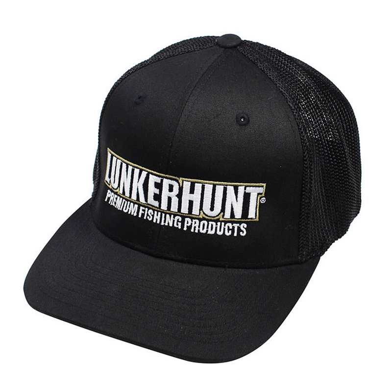 Logo Mesh Back Flex Fit Hat|Black/White/Gold|S/M|L/XL