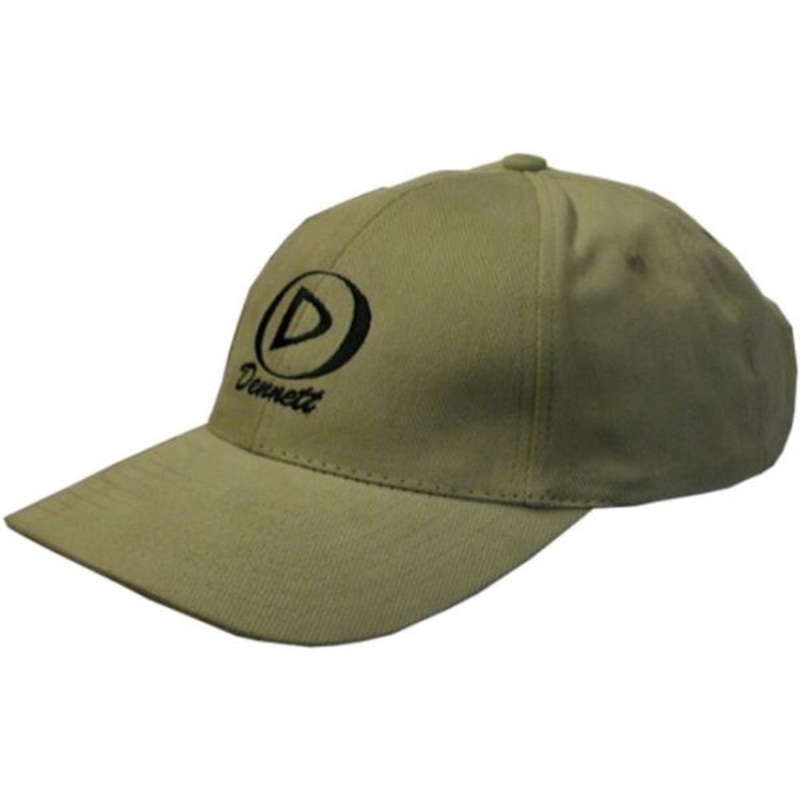 Dennett Khaki Cotton Baseball Cap