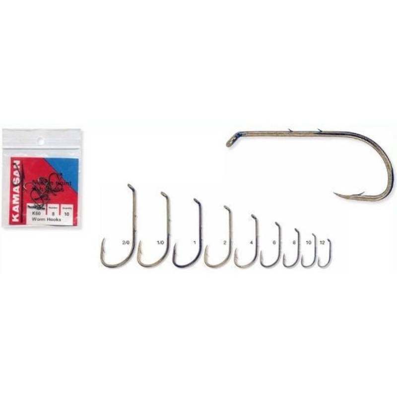 Kamasan K60 Worm Hooks|4|6|8|10