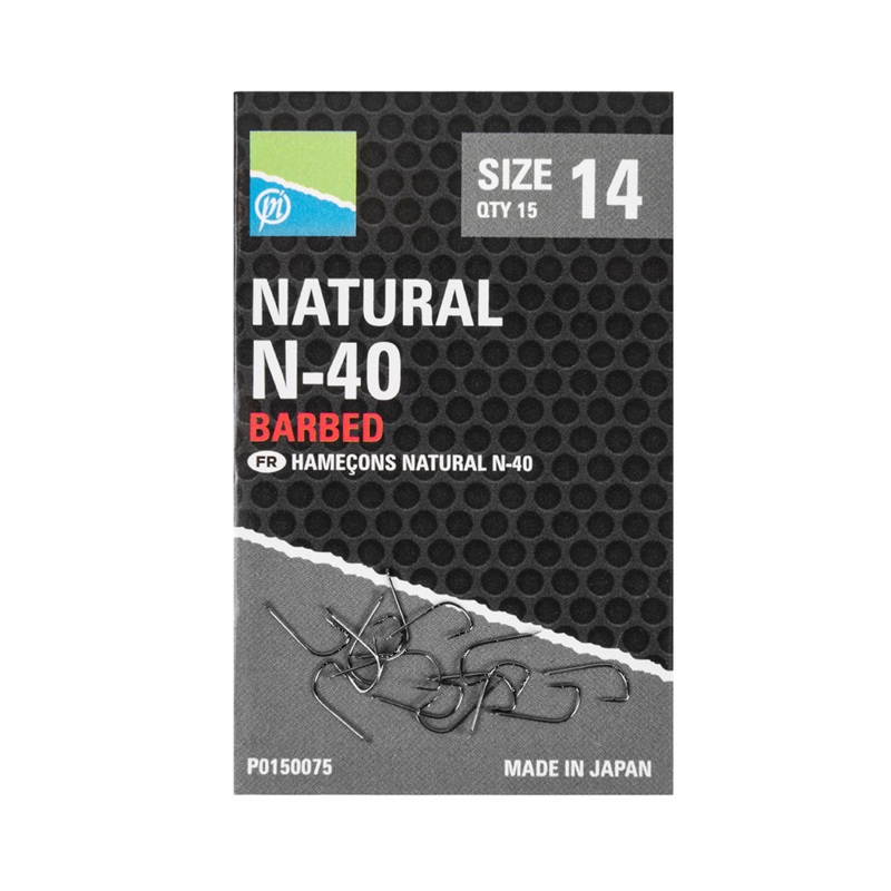 Preston Natural N-40 Hooks|12|20