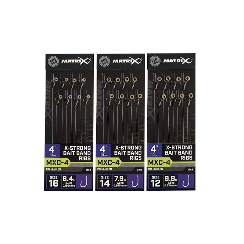 Matrix X-Strong Bait Band Rigs – Barbless