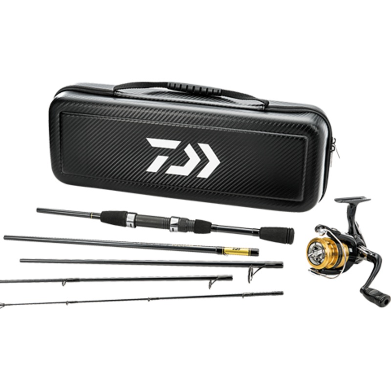 Daiwa Carbon Case Travel Pack|5’6″|6’3″|Light (Fast)|Med-Light (Fast)