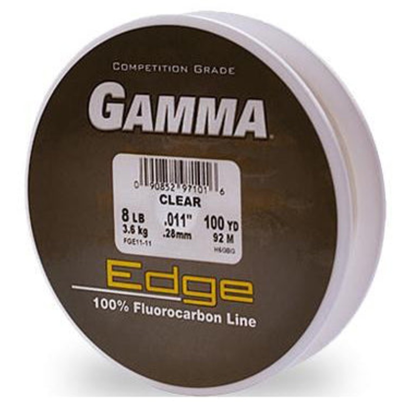 Gamma Edge Fluorocarbon Line|4| (50 yds)|6| (50 yds)|8| (50 yds)|10| (50 yds)|12| (50 yds)|14| (50 yds)|16| (50 yds)|20| (50 yds)|25| (50 yds)|4| (100 yds)|6| (100 yds)|8| (100 yds)|10| (100 yds)|12| (100 yds)|14| (100 yds)|16| (100 yds)|20| (100 yds)|25|