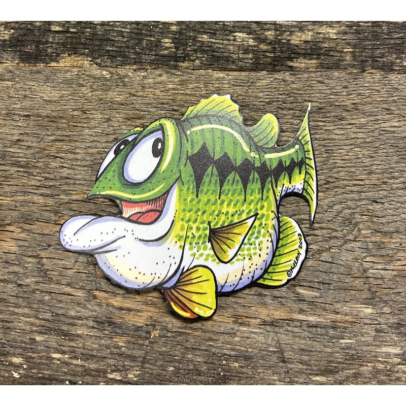 Happy Lucky (Largemouth Bass) Decal