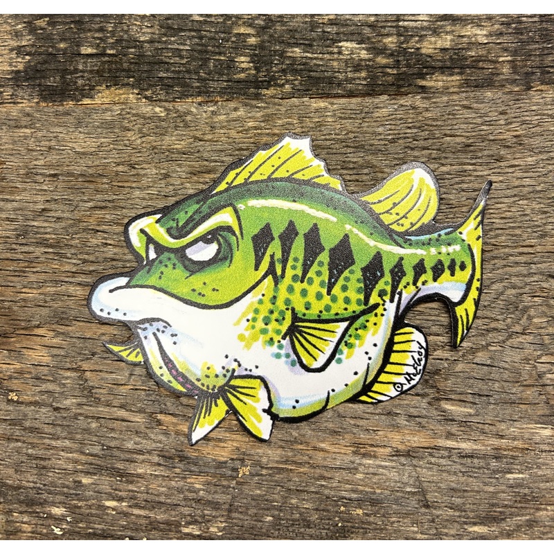 Lucky (Largemouth Bass) Decal|Small|Large