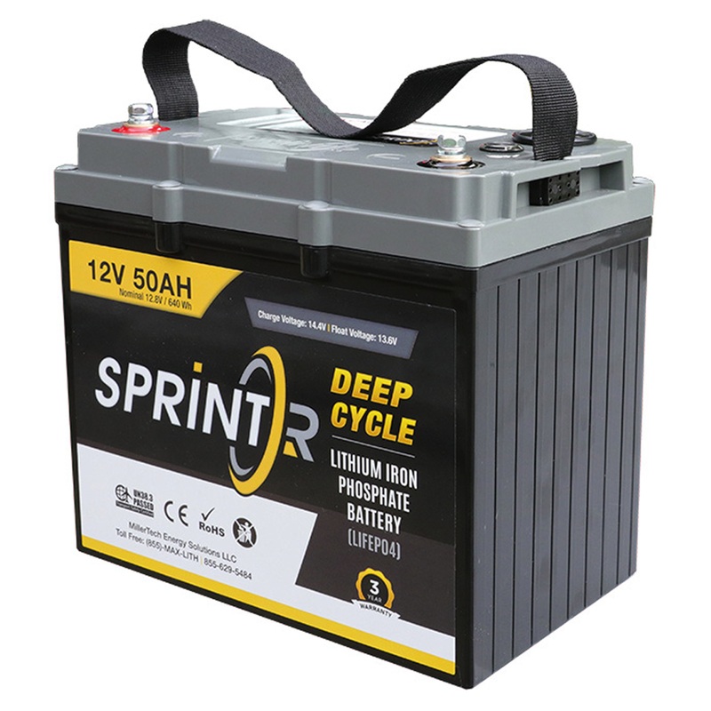 Millertech- 12V 50AH SPRINTR Economy Battery
