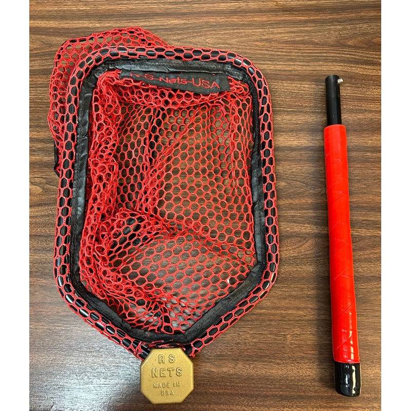 RS Nets USA – Yaker Net w/ 16 foam covered handle Red