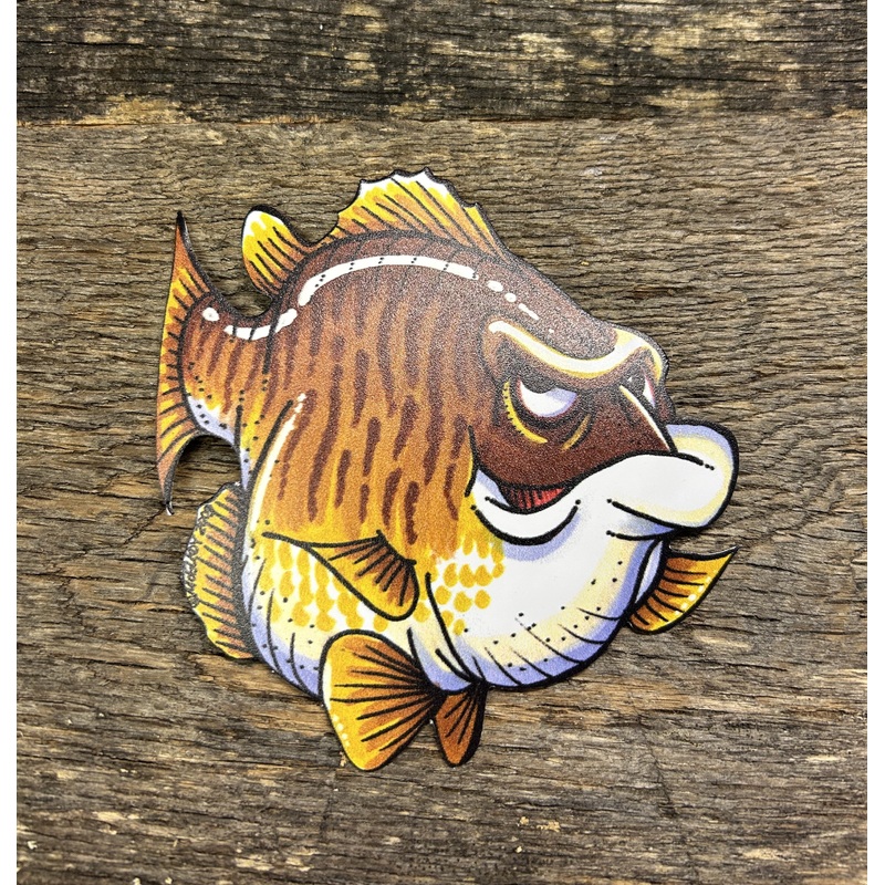 Topo (Smallmouth Bass) Decal|Small|Large