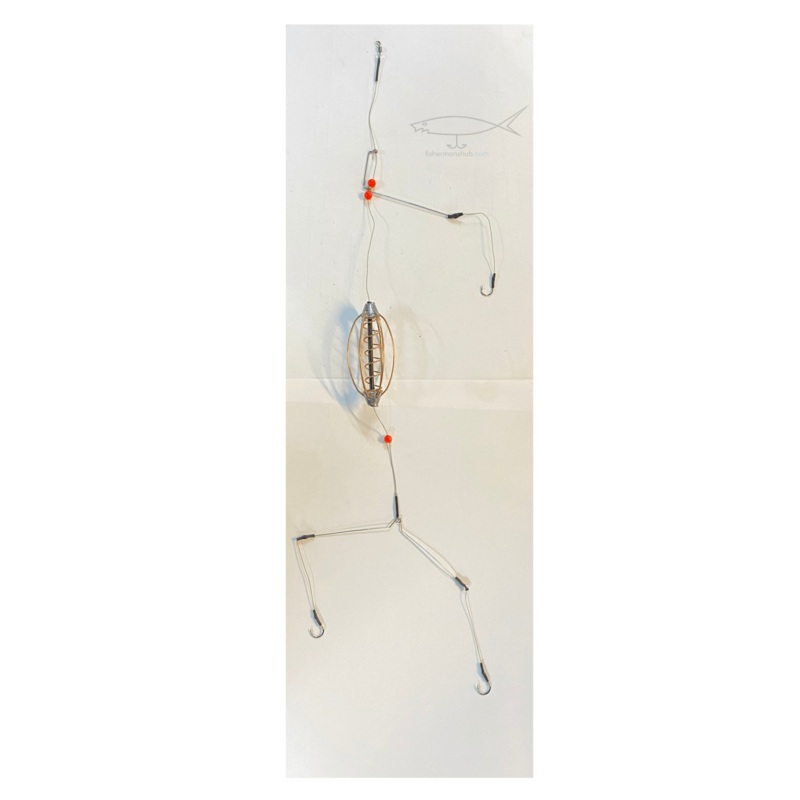 Wire Cage Fish Feeder With Hooks | 25 Gm | Carp Fishing |
