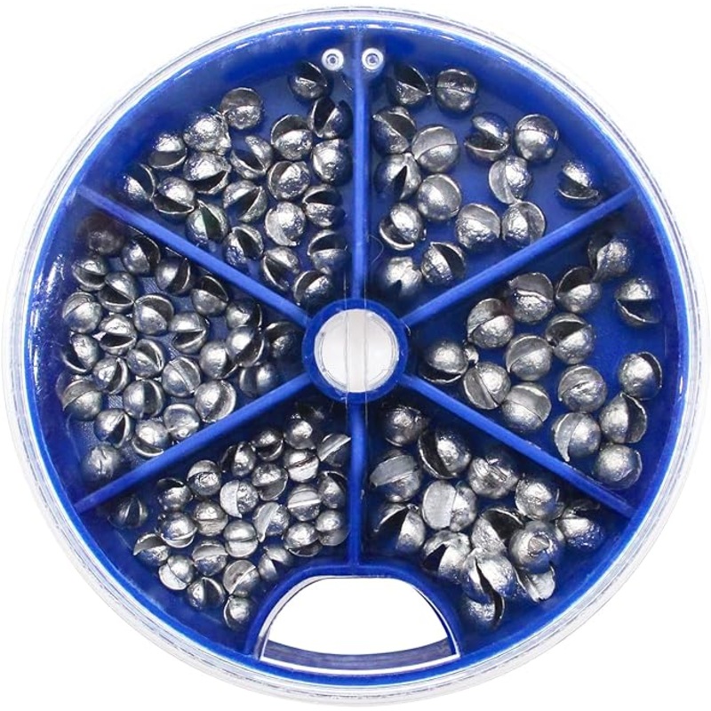 Assortment Of Split Shots Sinkers | Blue |