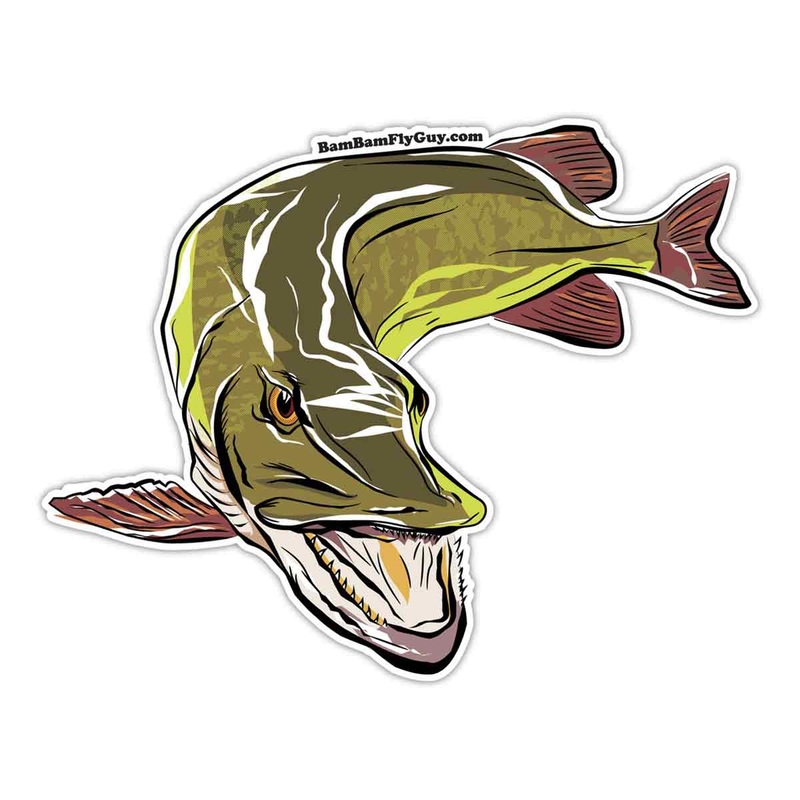 Bam Bam Fly Guy Mean Mamma Sticker