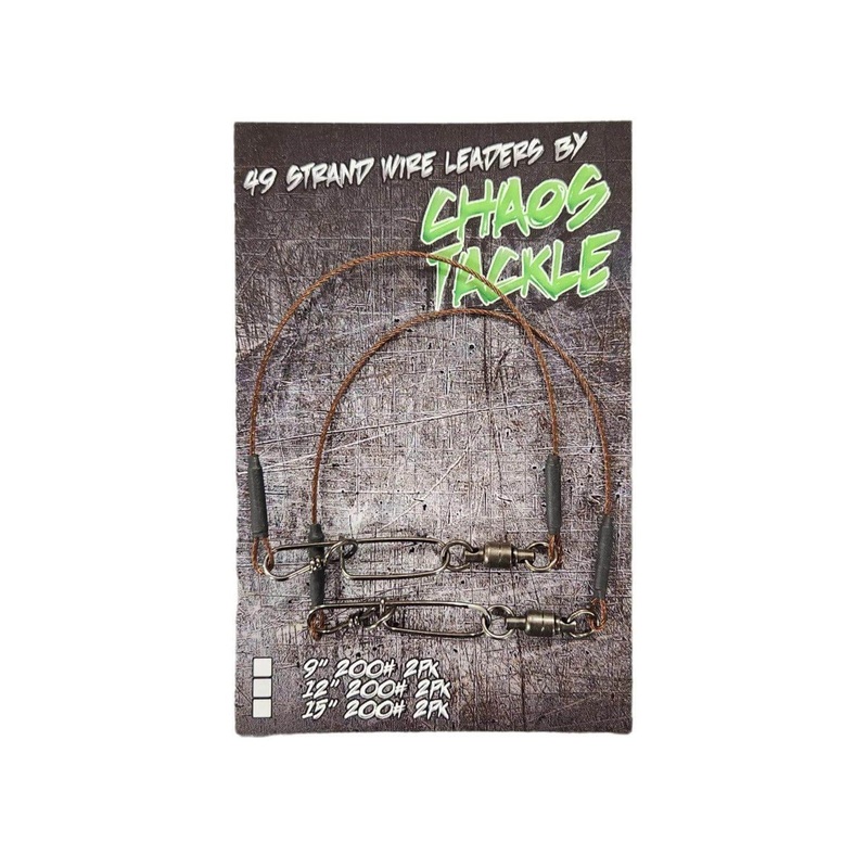 Chaos Tackle Strand Wire Leader (2pk)