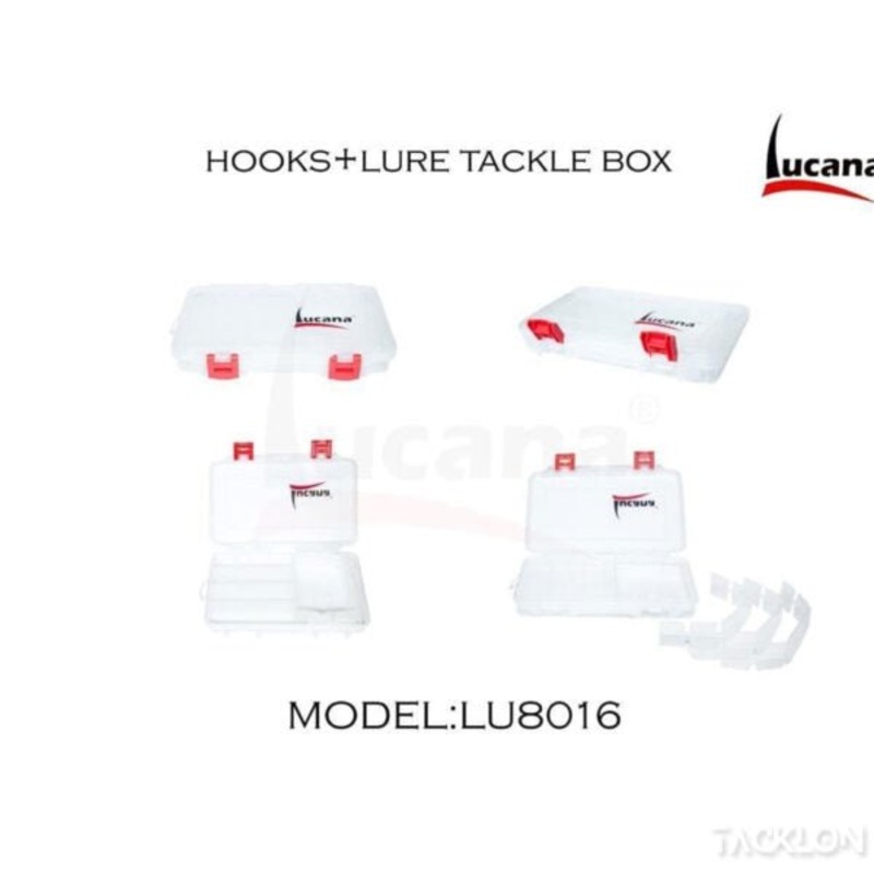 Lucana Hook And Lure / Slotted Tackle Box