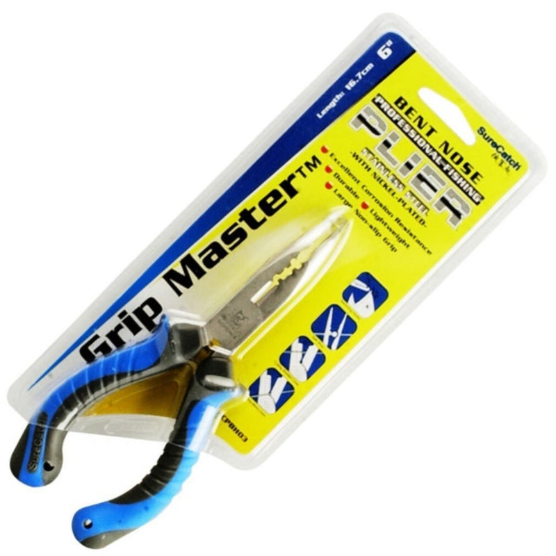 Sure Catch Bent Nose Stainless Steel Fishing Plier | 6 Inch |