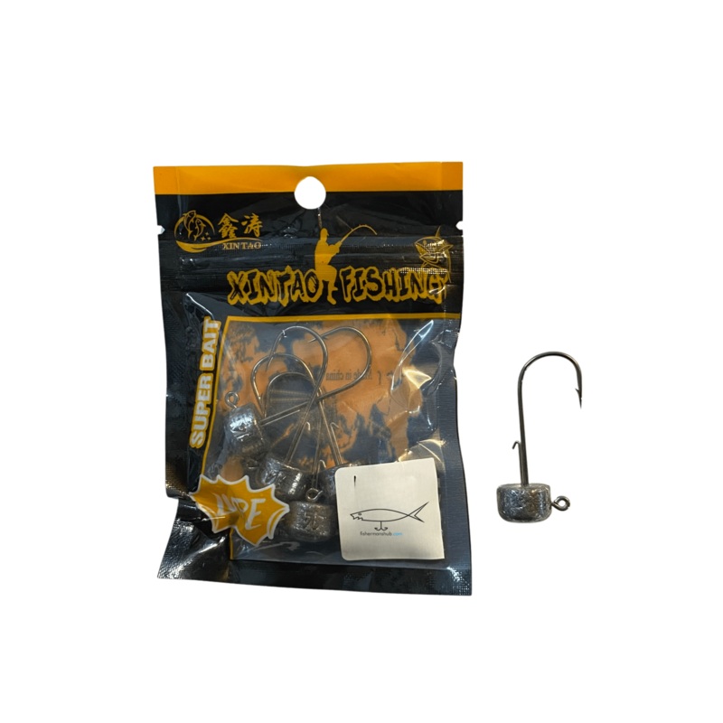 Xintao Fishing Bullet Shape Jig Head With Bait Holder | 5 Pcs Per Pack |