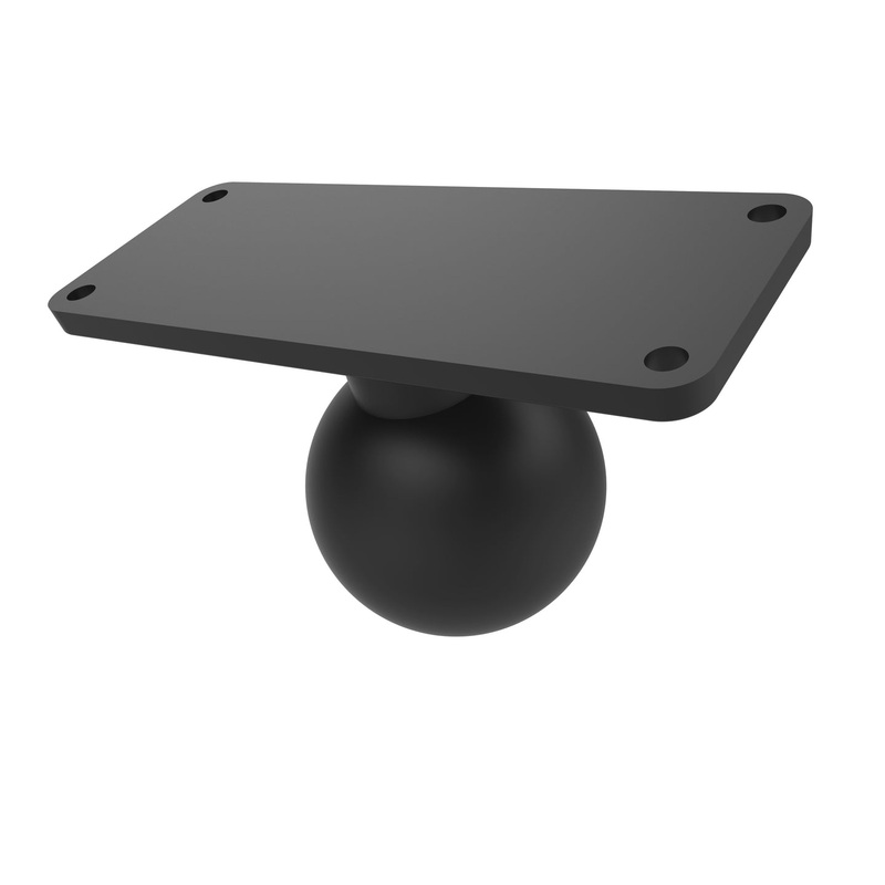 RAMBall Base with 1.5 x 4.5 4-Hole Pattern – D Size