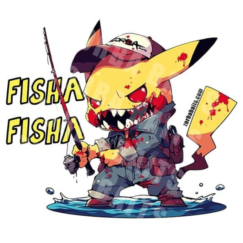 Zorba Baits Fisha Fisha Sticker