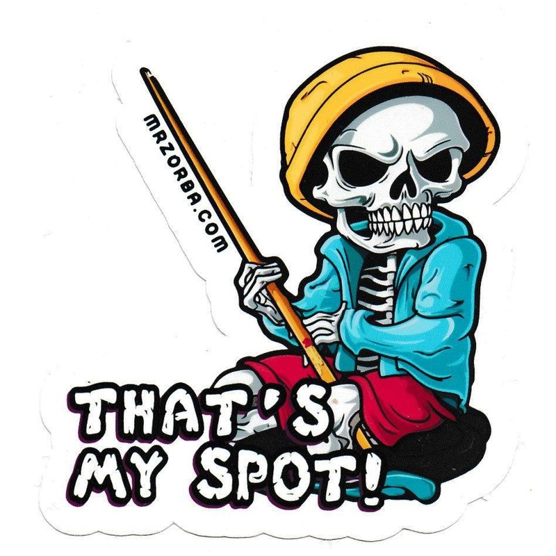 Zorba Baits Skeleton Sticker
