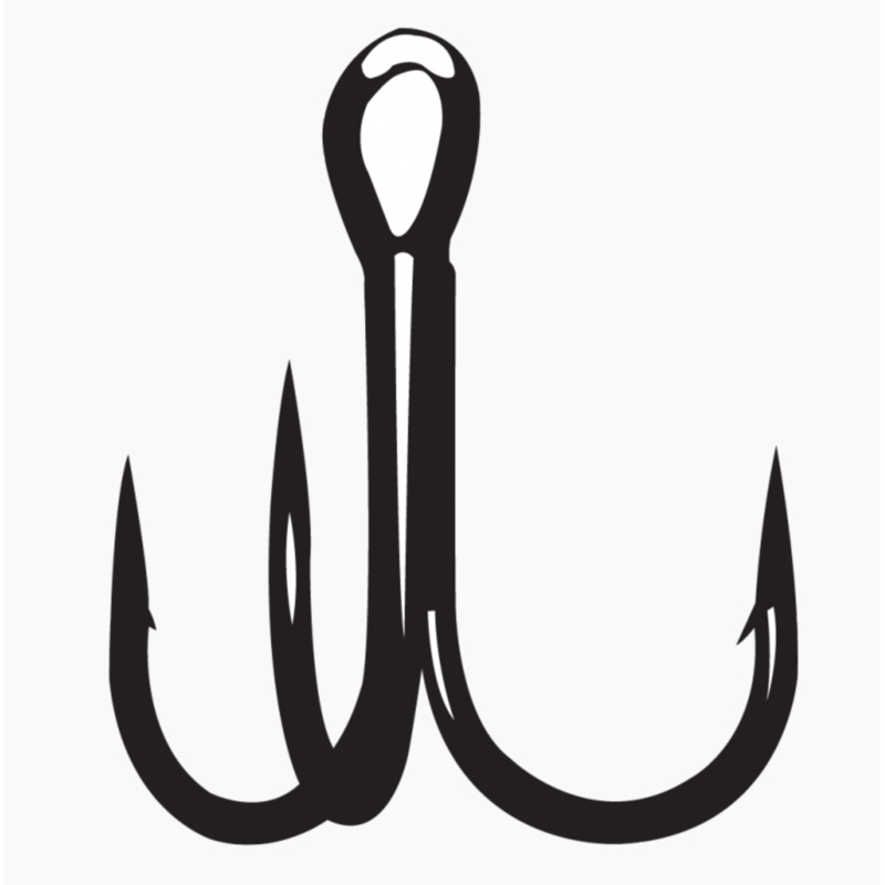 Gamakatsu Treble S-Shank Round Bend Magic Eye Hook