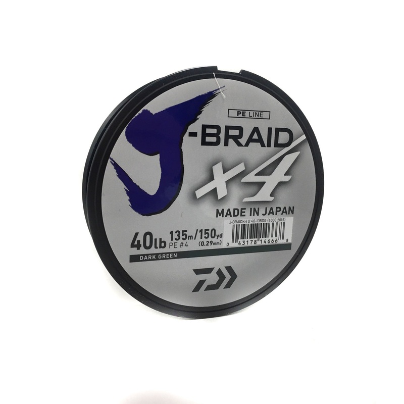 Daiwa J Braid X4 Braided Line|40lb Yellow 300yd|50lb Island Blue 150yd|65lb Island Blue 150yd|50lb Yellow 300yd|65lb Yellow 300yd|80lb Yellow 300yd|65 Dark Green 150 yd