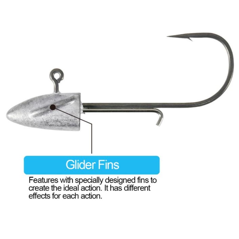Duo Realis Bay Ruf BR Head|1/4oz (7g) | 1/0|5/16oz (9g) |1/0|7/16oz (12g) |2/0|1/2oz (14g) |2/0