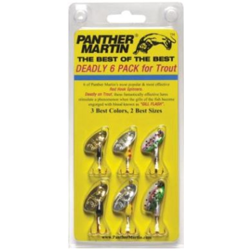 Panther Martin Deadly 6 Pack for trout