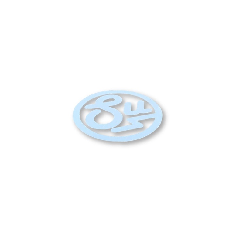 Swimbait Underground Circle SU Transfer Sticker – White