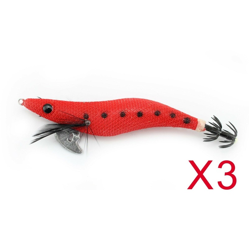 3 X Squid Jigs Fishing Tackle 021