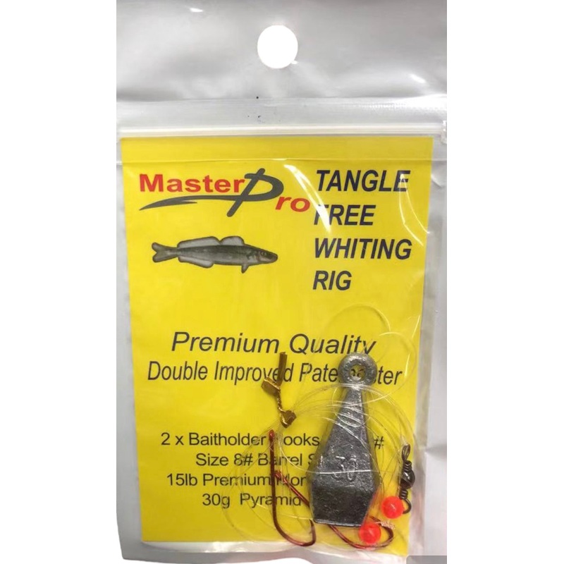 15X Custom Designed Tangle Free Whiting Rigs Fishing Tackle Hooks