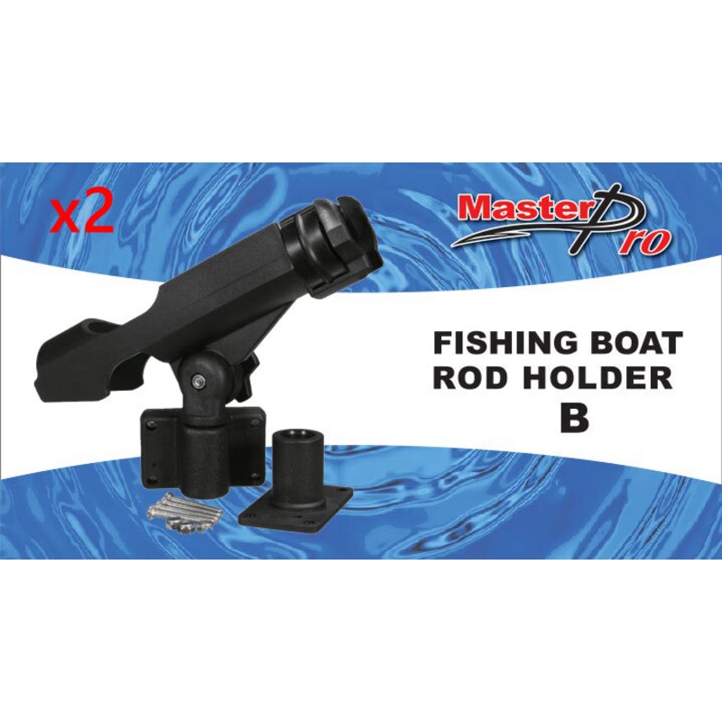 2 X Flush Mount Rod Holder B
