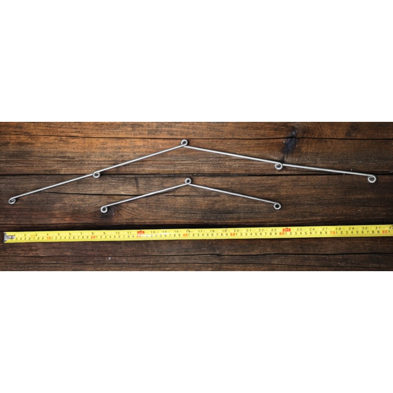 2 X Masterpro Game Fishing Teasers Trolling Stainless Spreader Bars 2 Sizes Marlin Tuna