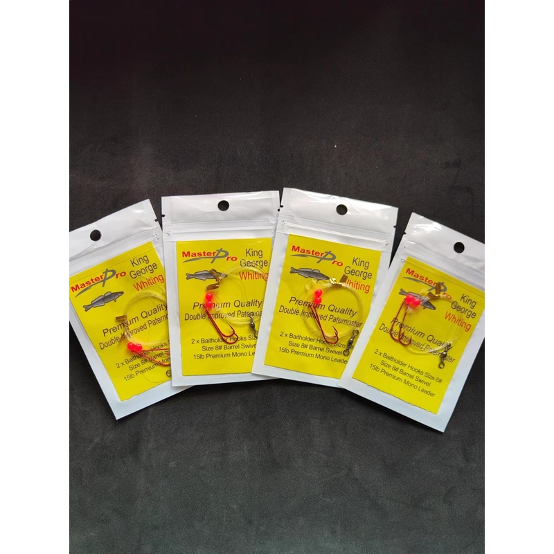 4 x Custom Designed King George Whiting Rigs Fishing Tackle 6#
