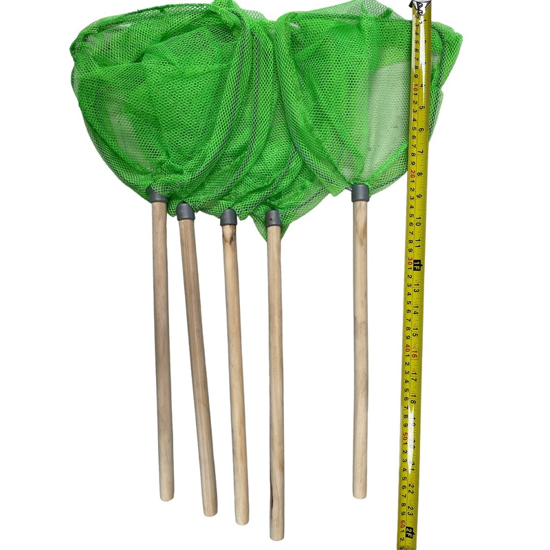 5x Masterpro Small Fishing Net Green