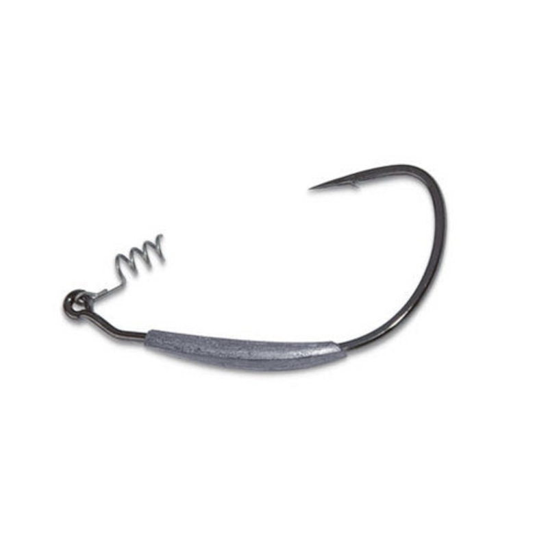 Gamakatsu Weighted Superline Spring Lock Hook (4 pk)