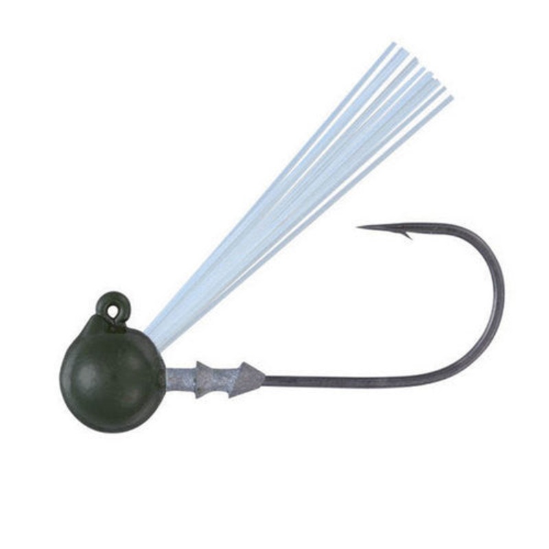 Owner Round Brush Head 3pk|1/0 (1/8 oz)|2/0 (3/16 oz|3/0 (1/4 oz)