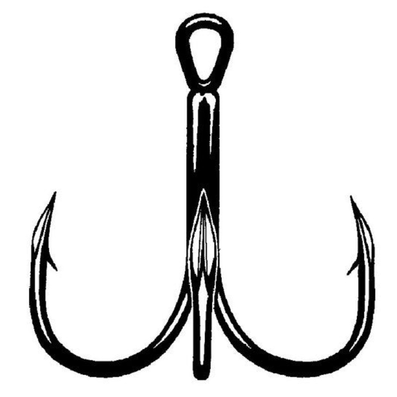 Owner Stinger Treble Hook 2X Black ST-41