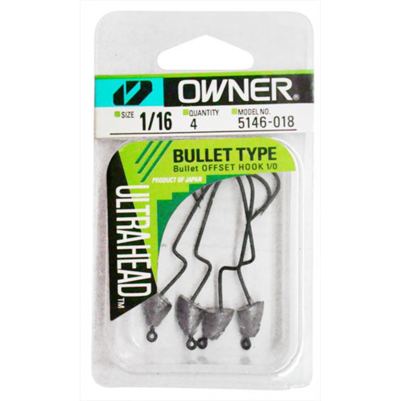 Owner Ultrahead Bullet Rig 4pk