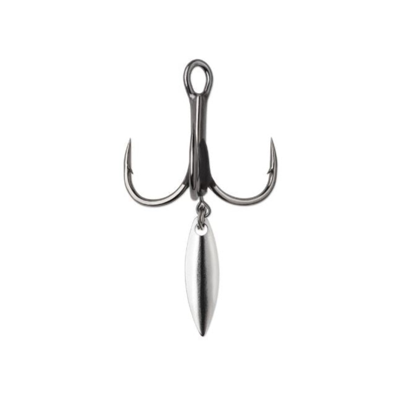 VMC Bladed Hybrid Treble Short 1X Hook 2pk