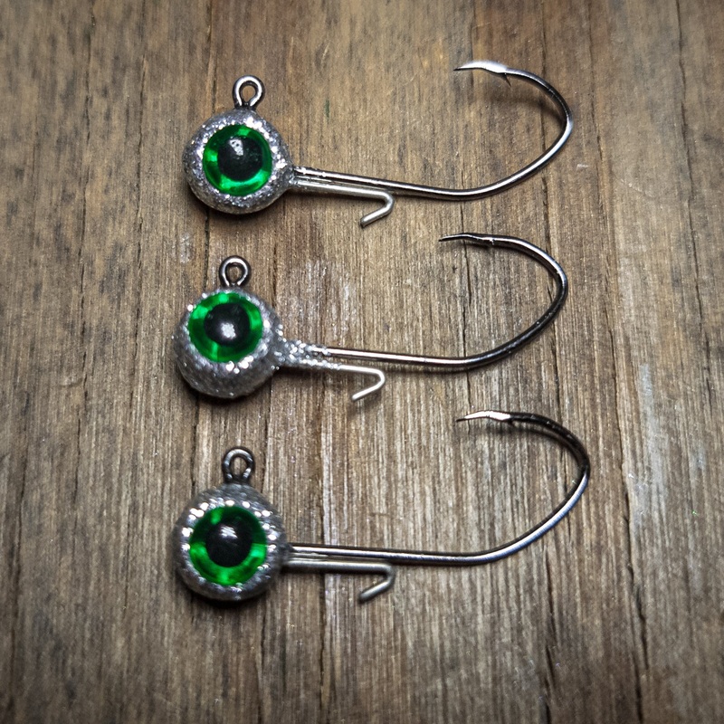 Chrome Trigger Strike Jig Head (3pk)