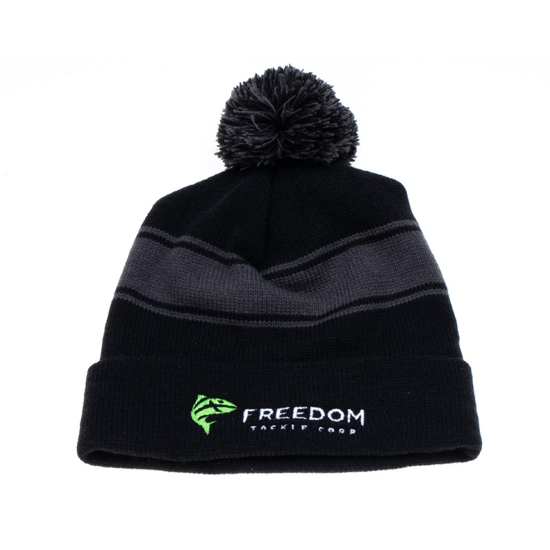 Freedom Blackout Pom Pom Beanie