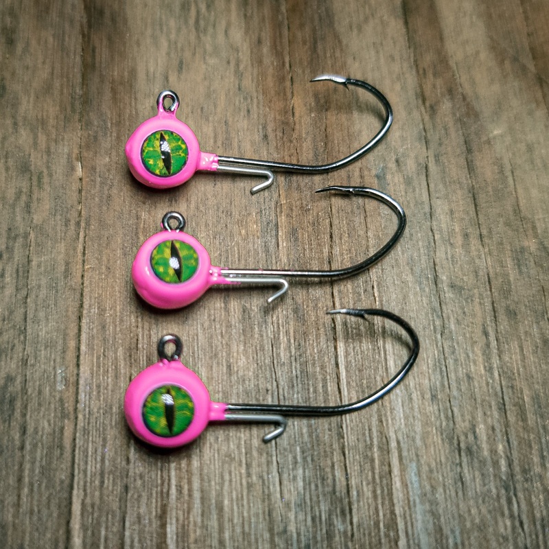 Hot Pink Trigger Strike Jig Head (3pk)