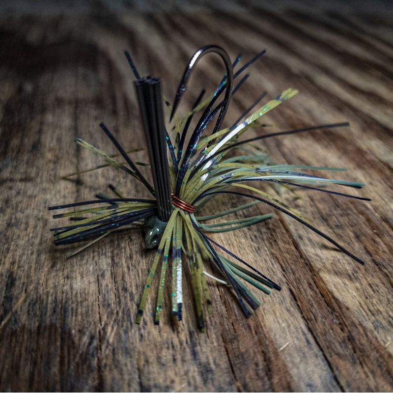 Kudzu Black Mini Finesse Cut Stand-up Football Jig