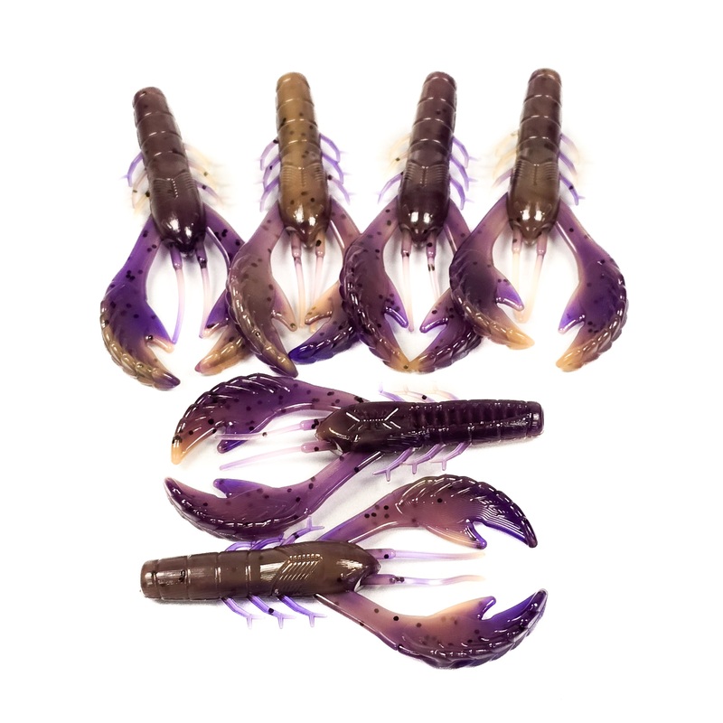 PB & J Swirl 3.4 Rebel Craw (6pk)