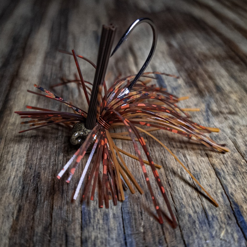 Red Cray Mini Finesse Cut Stand-up Football Jig