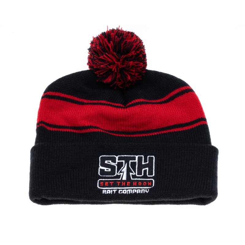 STH Blackout Pom Pom Beanie|One Size Fits Most