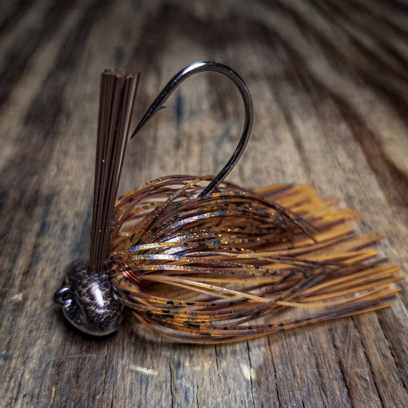 Whiskey Pumpkin Standup Football Jig 3/4oz