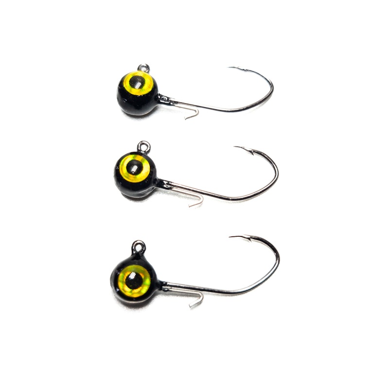 Black Ball Trigger Strike Jig Head (3pk)