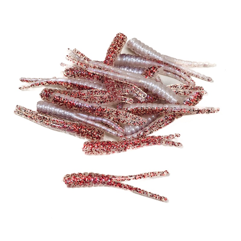 Injured Shad 2 Split Straight Tail Grub (20pk)